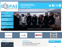 Tablet Screenshot of cospae.org